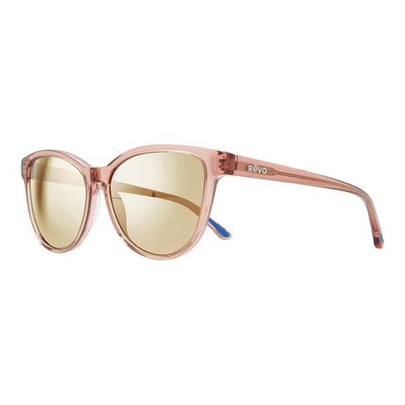 New REVO Daphne Brown Polarised Cat Eye RE 1101 10 CH Sunglasses Women - Picture 1 of 3
